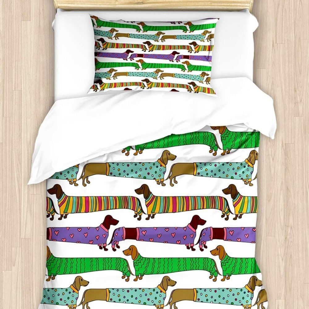 TWIN SIZE DUVET BED COVER AND PILLOW SHAM 2 PIECE BEDDING SET NWT